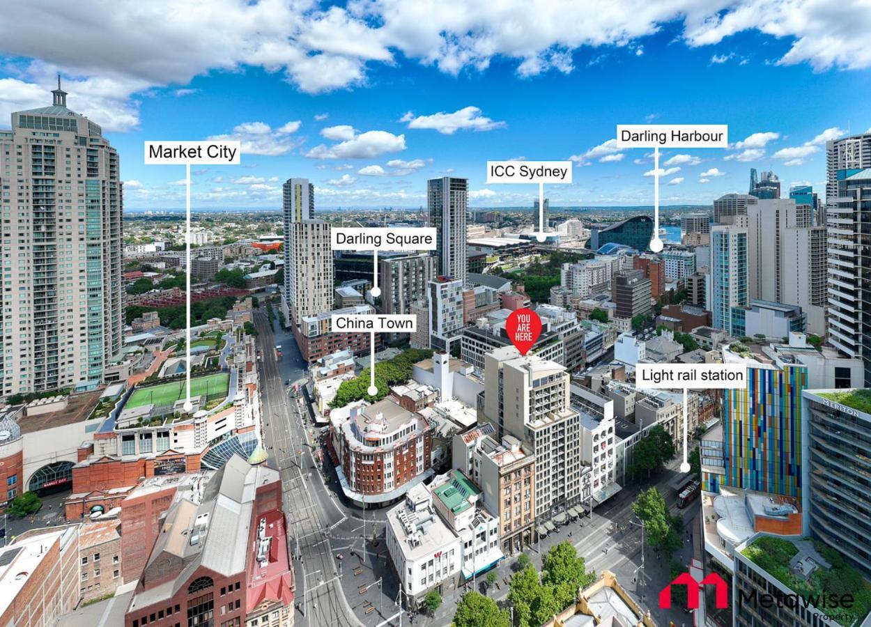 Metawise Sydney Cbd Haymarket Luxe 2Bed Penthouse Aqua Buitenkant foto