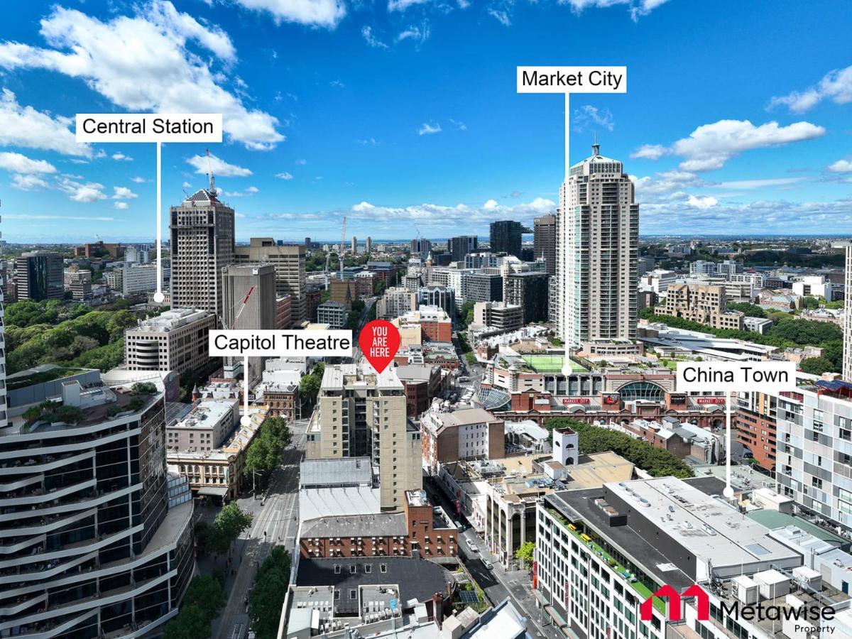 Metawise Sydney Cbd Haymarket Luxe 2Bed Penthouse Aqua Buitenkant foto